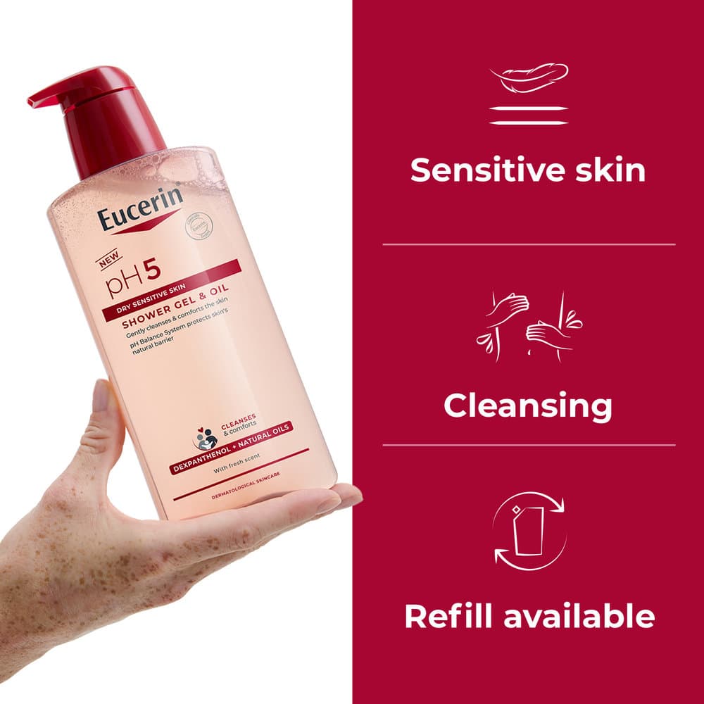 Eucerin pH5 Shower Gel & Oil 400 ml - 4