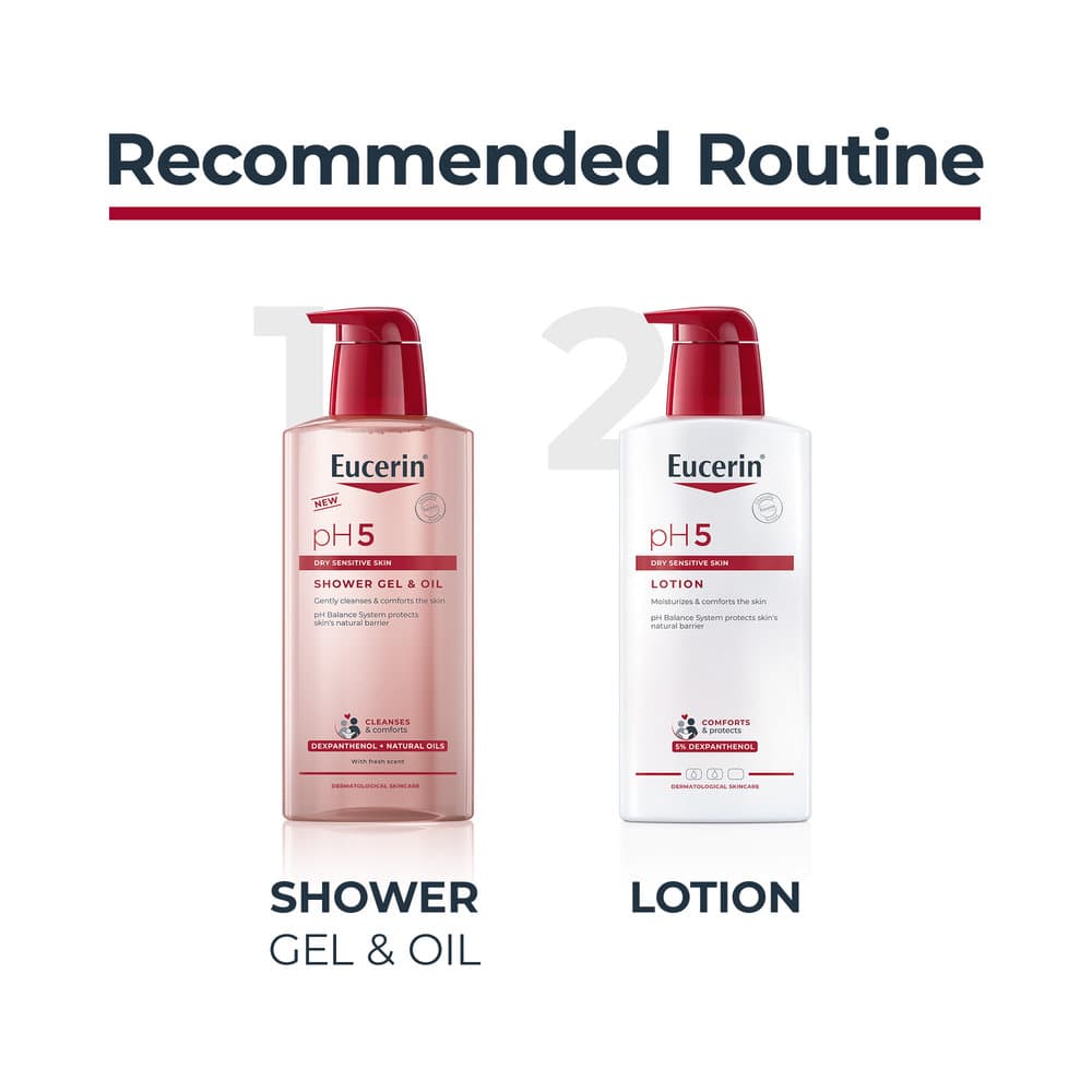 Eucerin pH5 Shower Gel & Oil 400 ml - 5