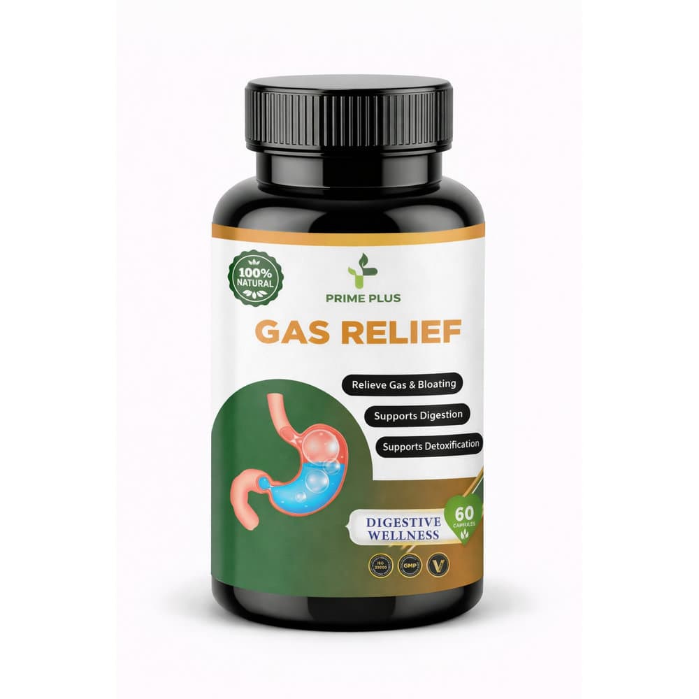 Prime Plus Gas Relief 60 Capsules