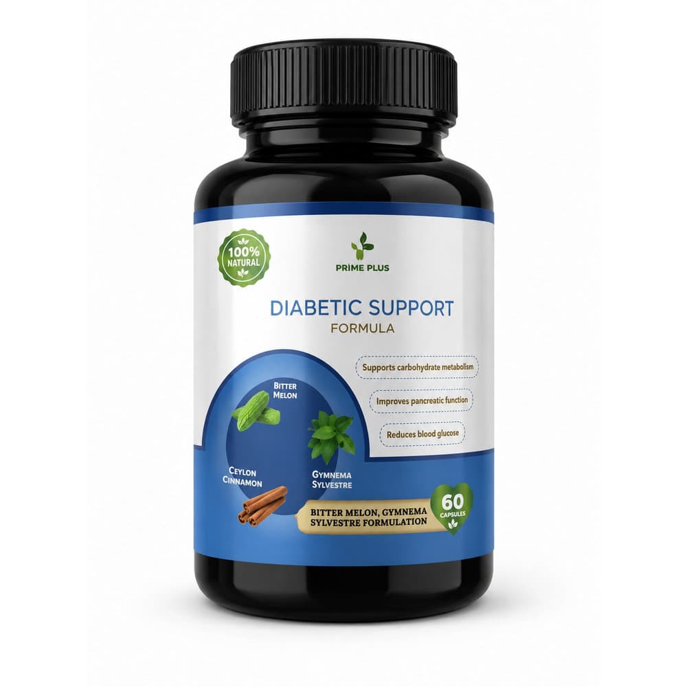 Prime Plus Diabetic Support Formula 60 Capsules