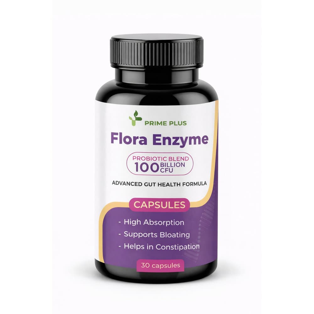 Prime Plus Flora Enzyme 100 Billion 30 Capsules