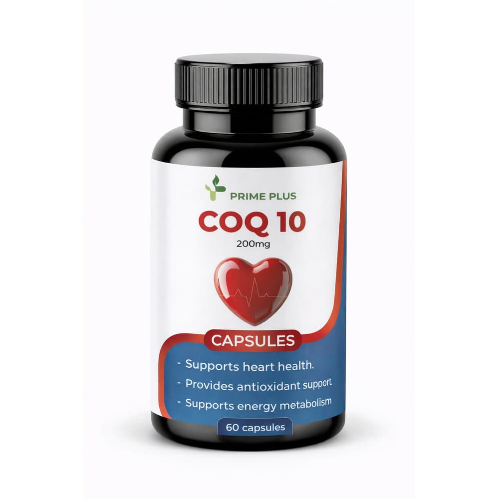 Prime Plus CoQ10 200 mg 60 Capsules