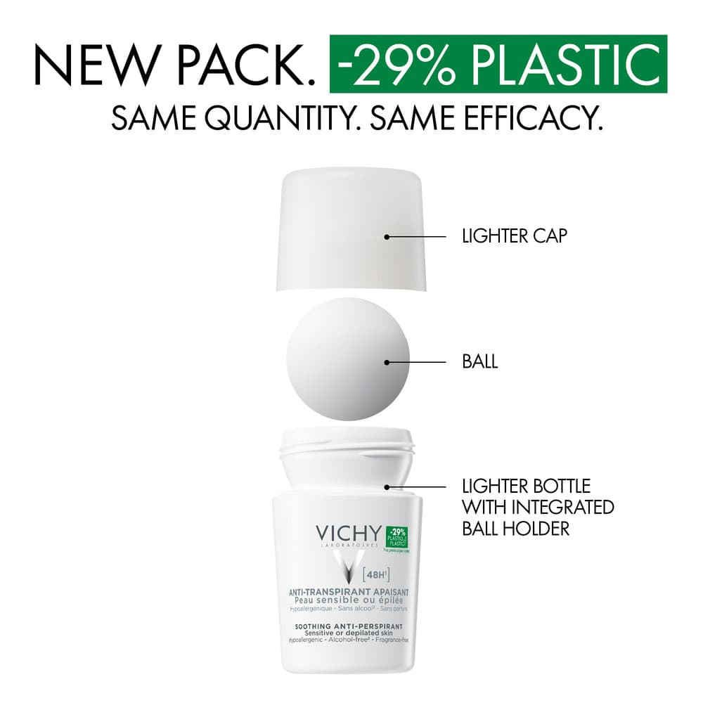 Vichy 48H Anti-Perspirant Roll-On Sensitive Skin 50 ml - 5