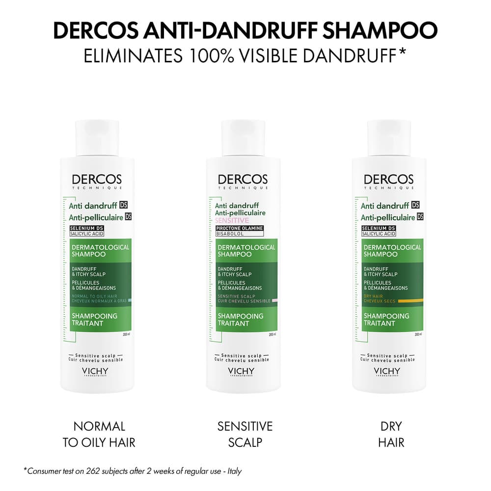 Vichy Dercos Anti-Dandruff Shampoo Sensitive Scalp 200 ml - 6