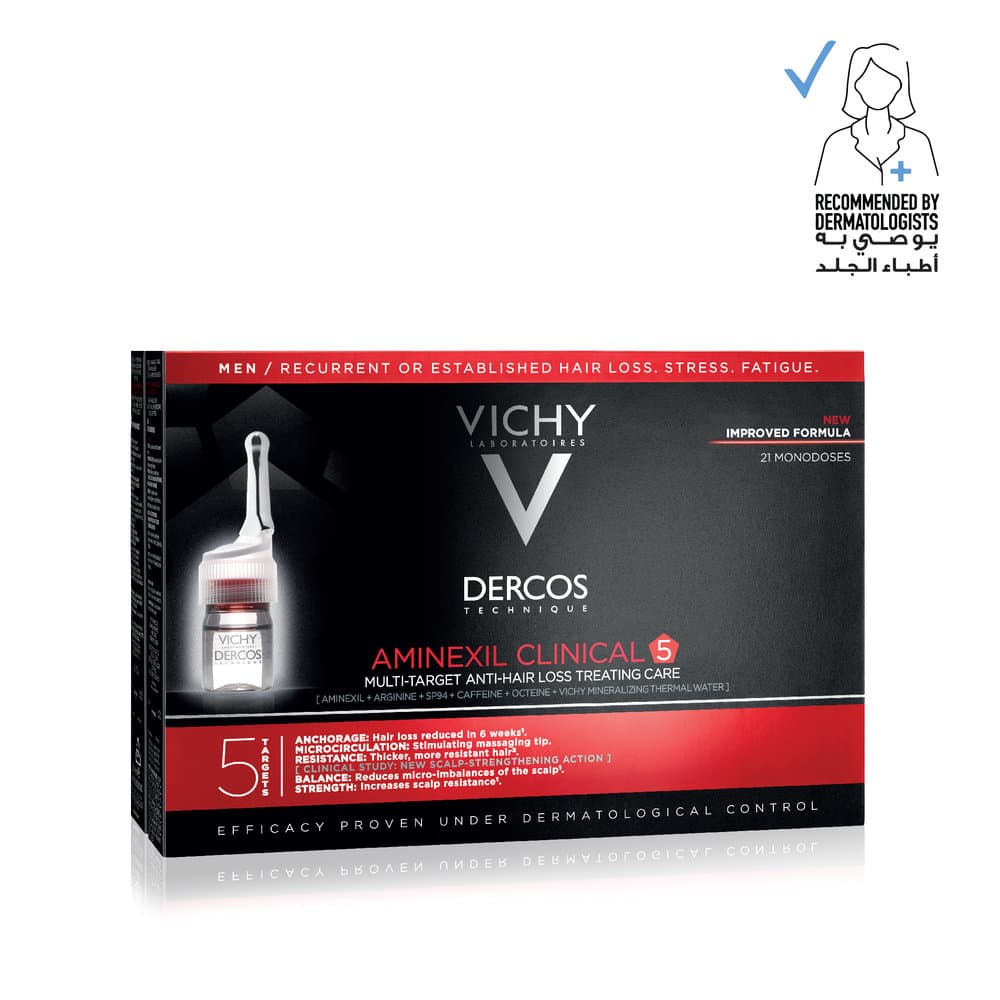 Vichy Dercos Aminexil Clinical 5 Men 21 x 6 ml