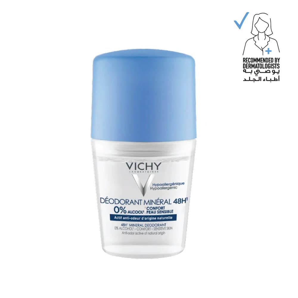 Vichy Mineral 48H Deodorant Roll-On Aluminium-Free 50 ml