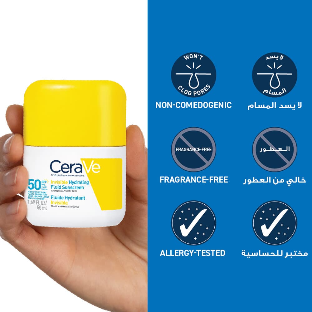 CeraVe Hydrating Face Sunscreen SPF 50 50 ml - 5