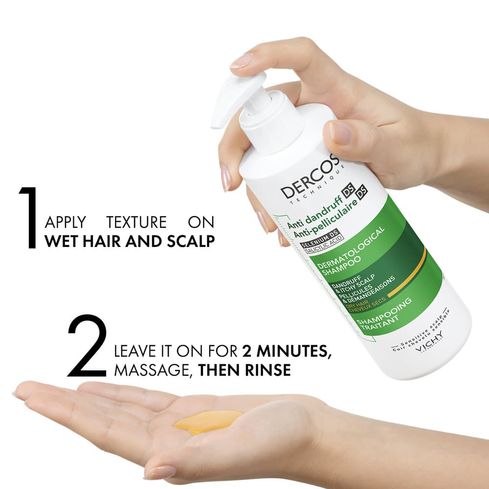 Vichy Dercos Anti-Dandruff Shampoo Dry Hair 390 ml - 5