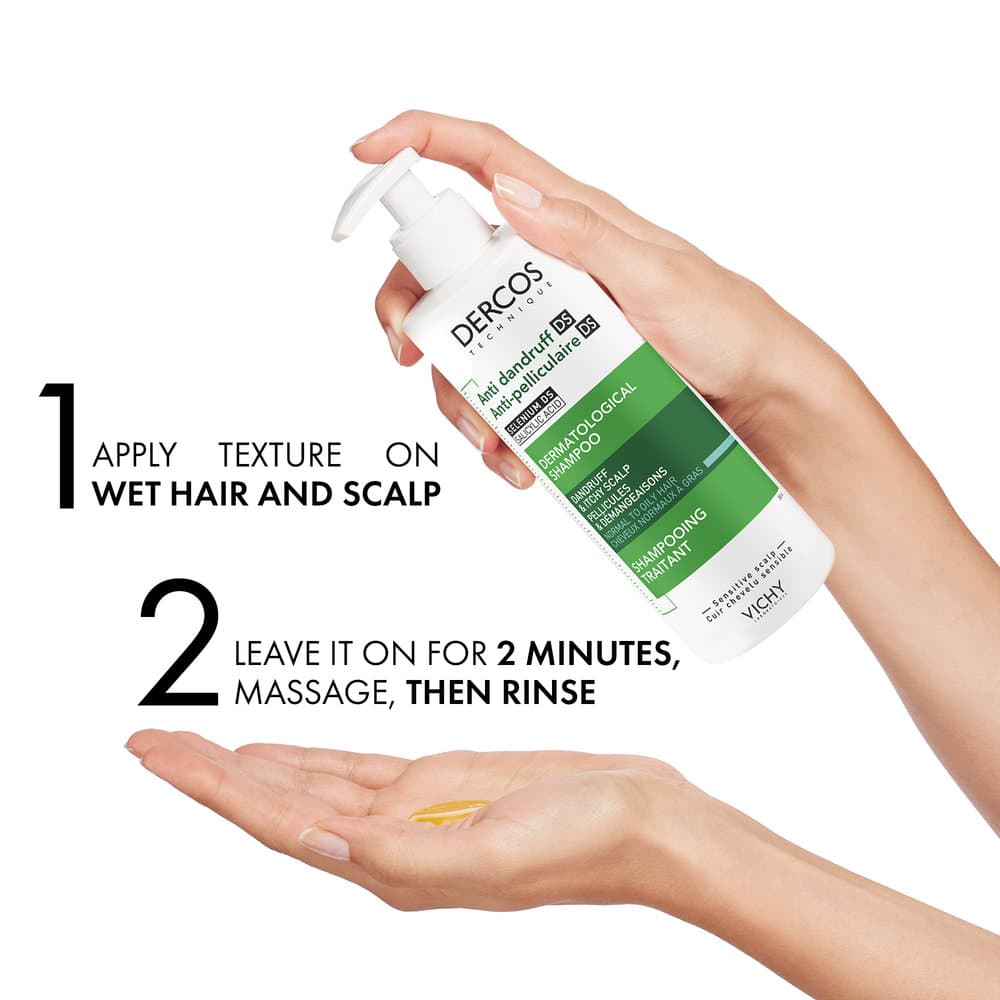 Vichy Dercos Anti-Dandruff Shampoo Oily Hair 390 ml - 5
