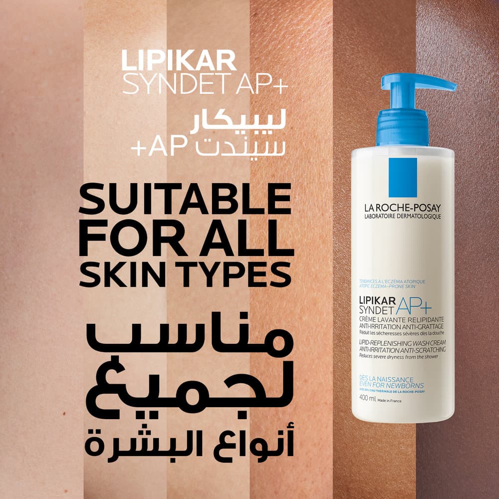 La Roche-Posay Lipikar Syndet AP+ Cream Wash 400 ml - 3