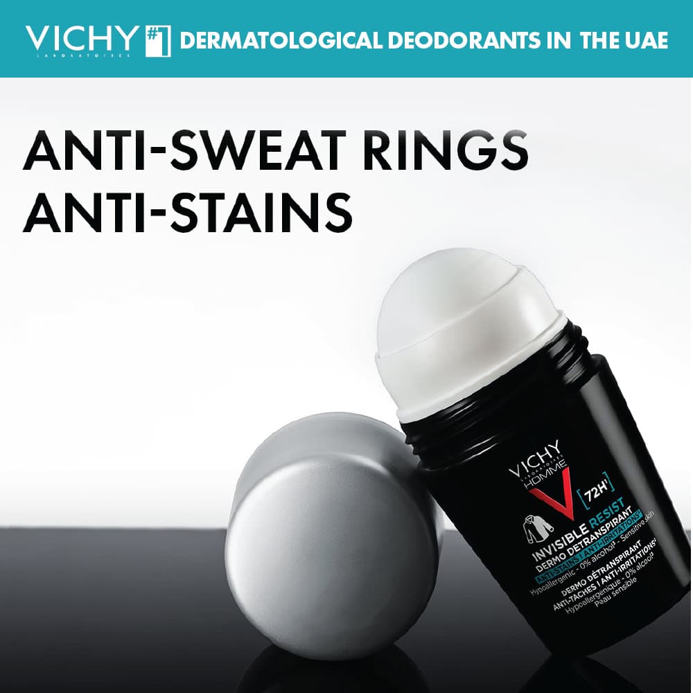 Vichy Homme 72H Invisible Anti-Perspirant Roll-On 50 ml - 3