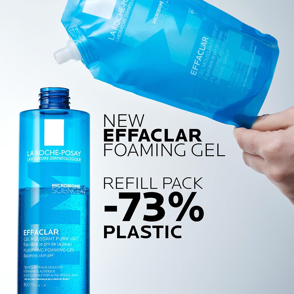La Roche-Posay Effaclar Purifying Foaming Gel Refill 400 ml - 2