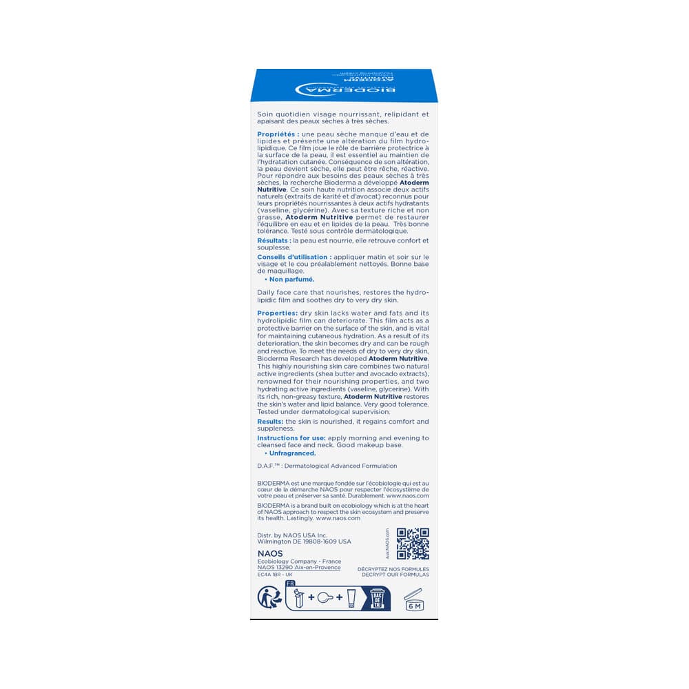 Bioderma Atoderm Nutritive Cream 40 ml - 3