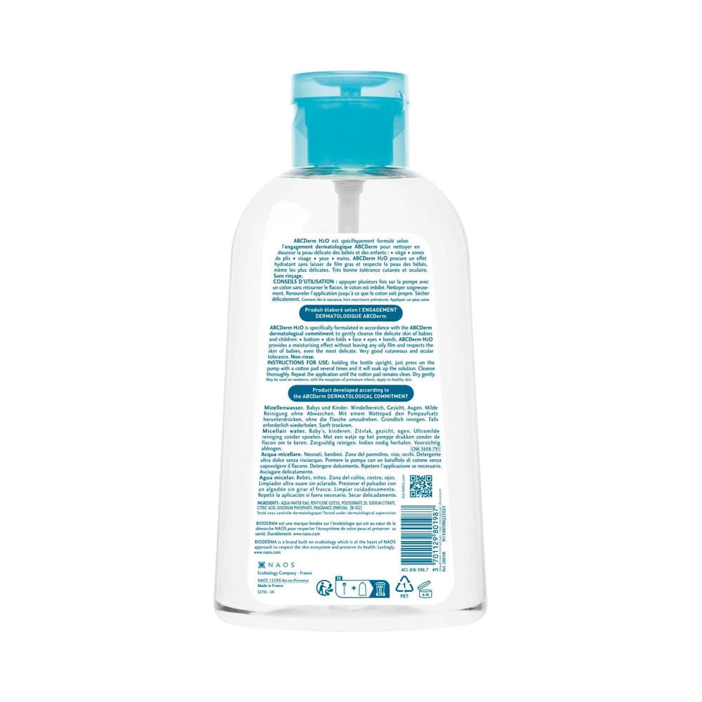 Bioderma ABCDerm H2O Micellar Water 1 L - 2
