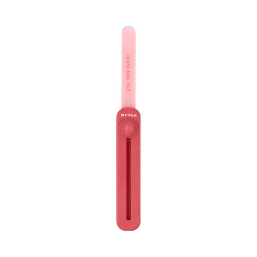 Beter Retractable Glass Nail File with Protective Case