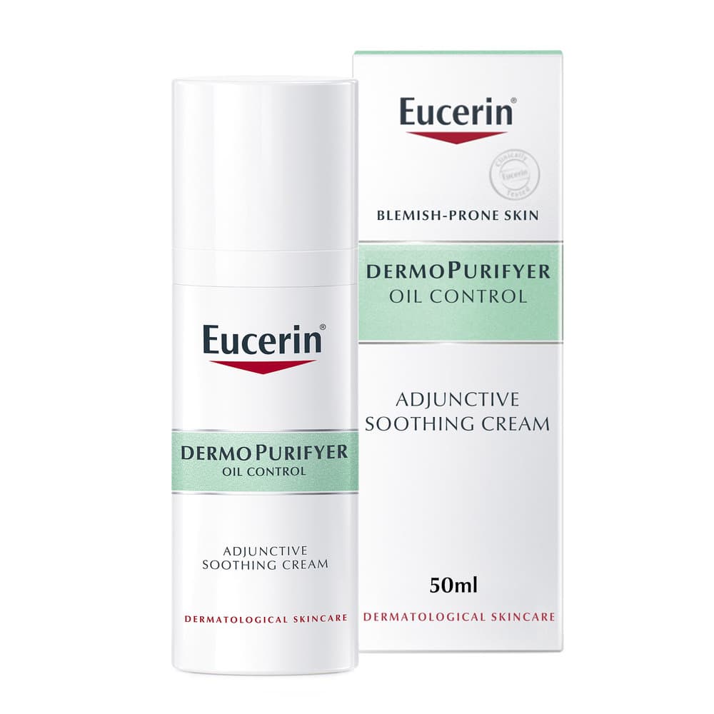Eucerin DermoPurifyer Adjunctive Hydrating Cream 50 ml - 3