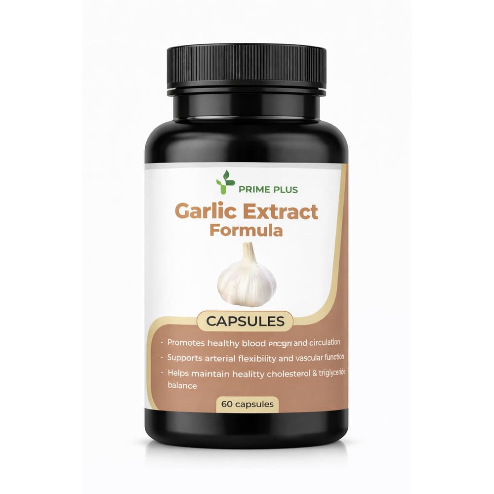 Prime Plus Garlic Extract Formula 60 Capsules
