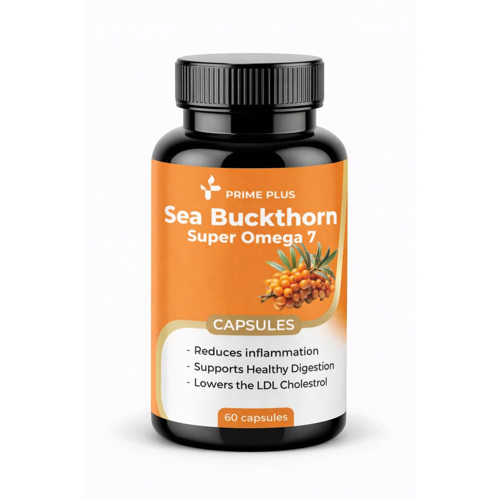Prime Plus Sea Buckthorn Super Omega 7 60 Capsules