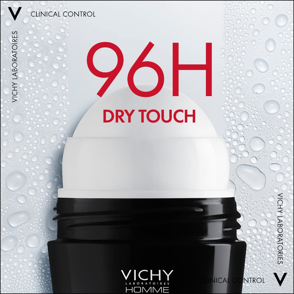 Vichy Homme Clinical Control 96H Anti-Perspirant Roll-On 50 ml - 4