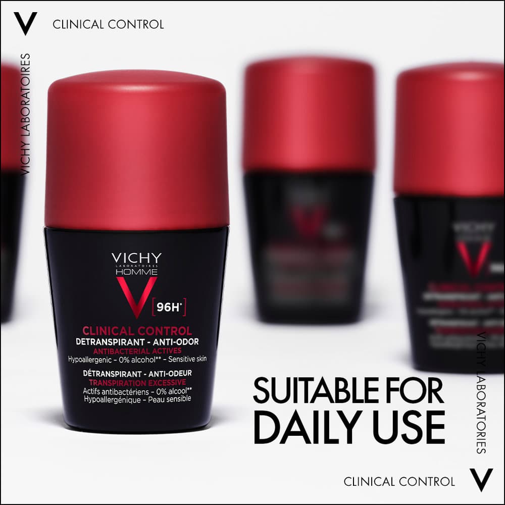 Vichy Homme Clinical Control 96H Anti-Perspirant Roll-On 50 ml - 7
