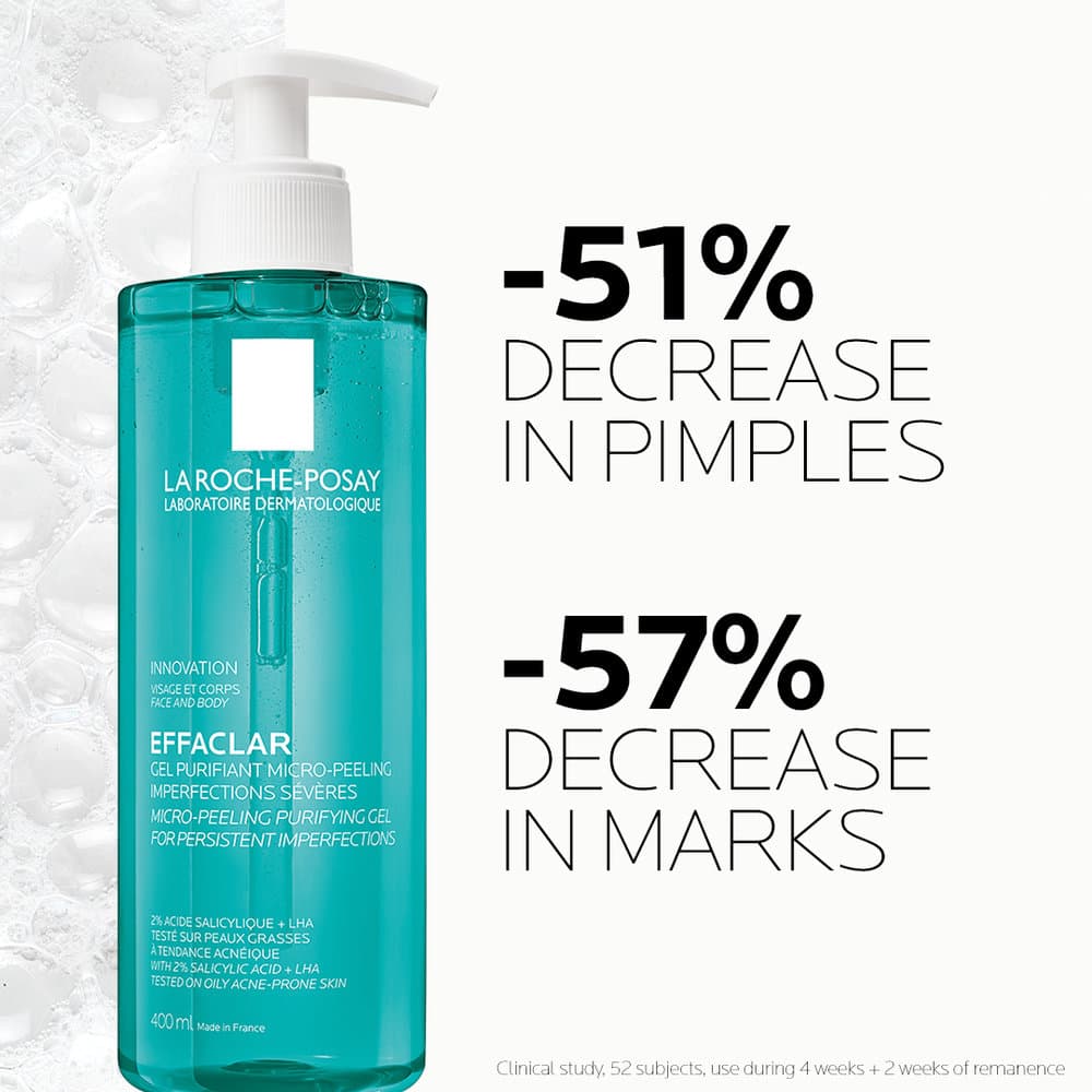 La Roche-Posay Effaclar Face & Body Cleanser 400 ml - 4