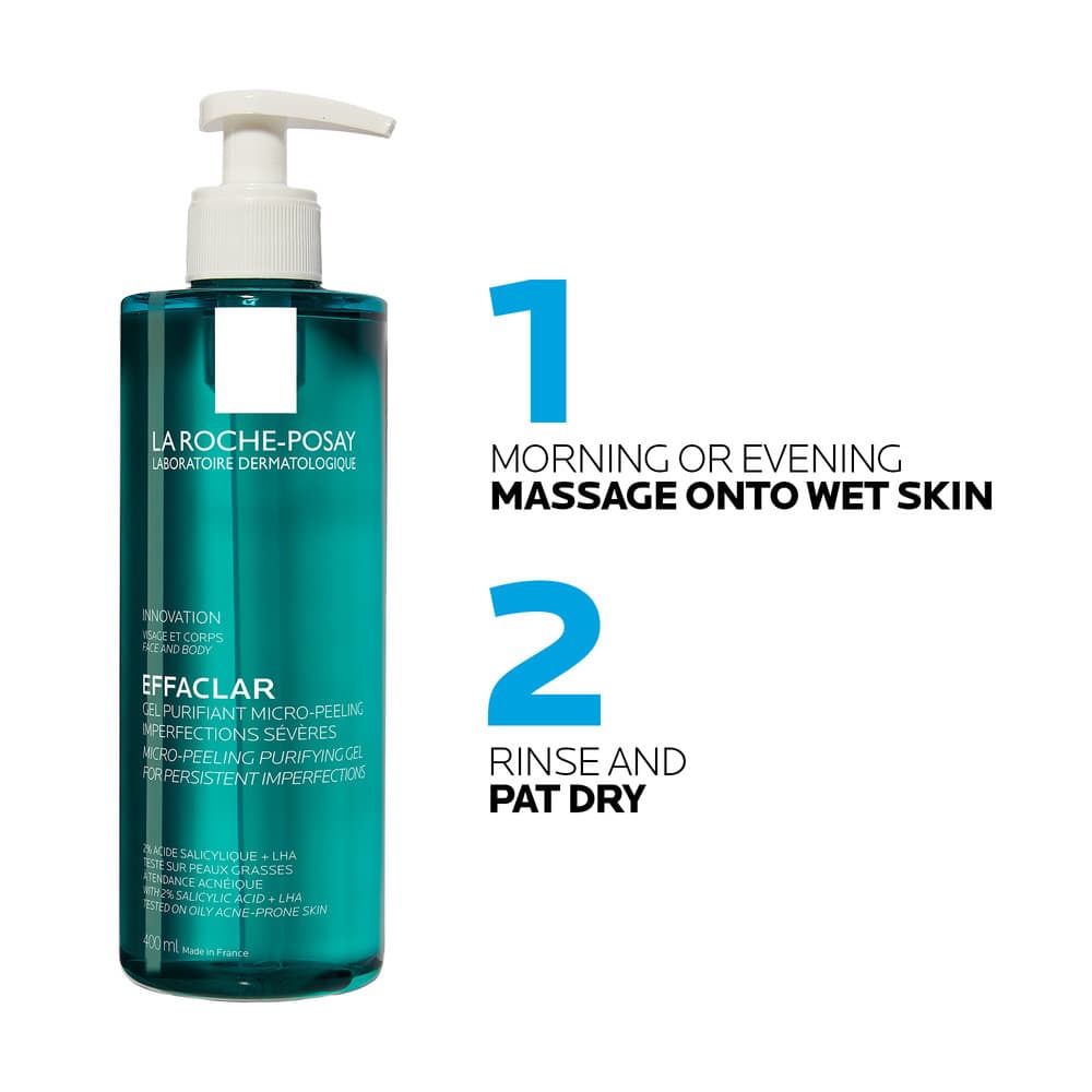 La Roche-Posay Effaclar Face & Body Cleanser 400 ml - 5