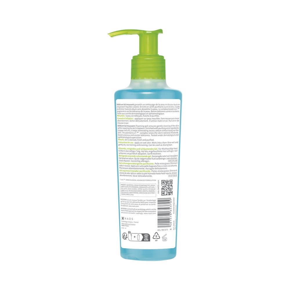 Bioderma Sebium Foaming Gel 200 ml - 2