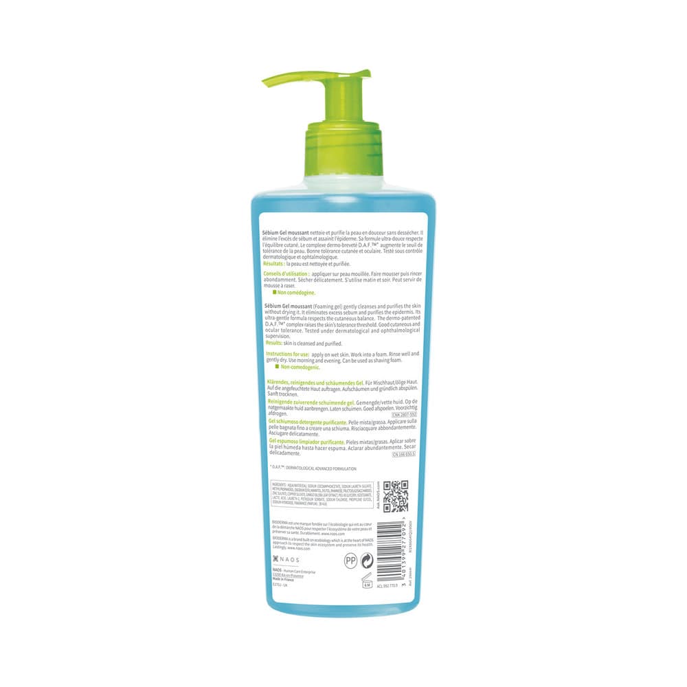 Bioderma Sebium Foaming Gel 500 ml - 3