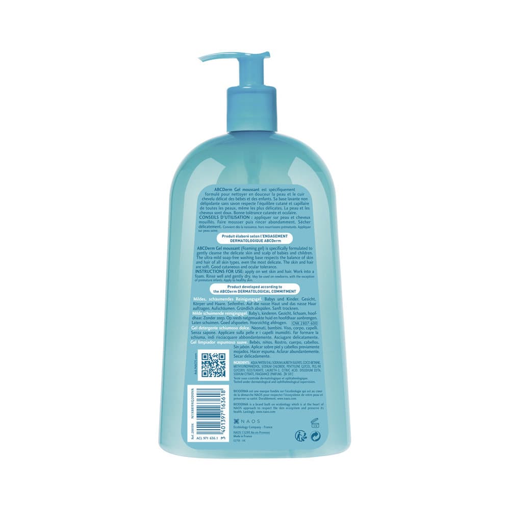 Bioderma ABCDerm Foaming Gel 1 L - 2