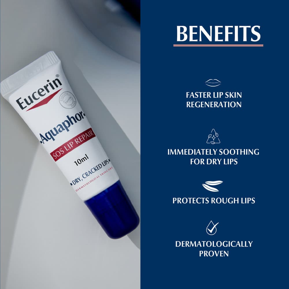 Eucerin Aquaphor SOS Lip Balm 10 ml - 4